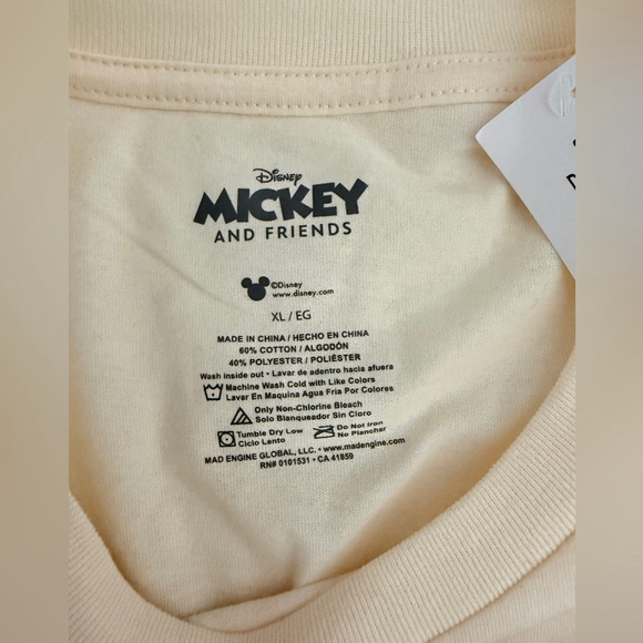 Disney Mickey & Minnie Christmas Adult Unisex Pajama Set Size XL NWT - Picture 3 of 6